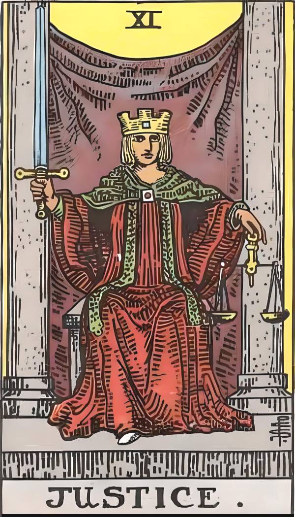 Justice Tarot Card