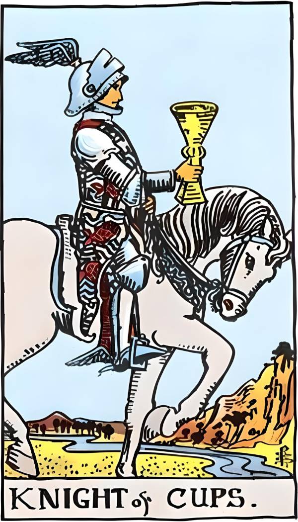 Knight of Cups Tarot Card