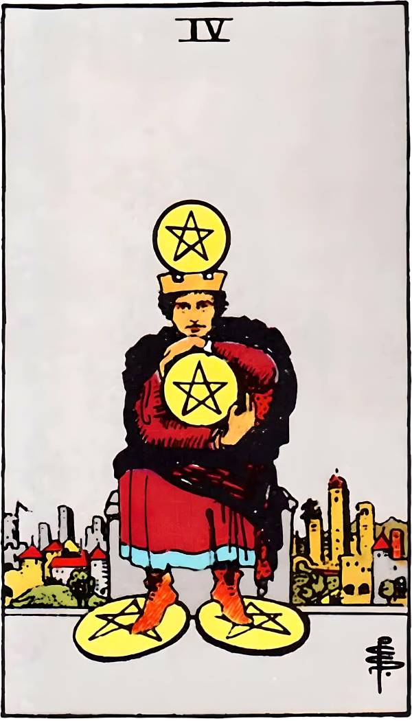 Four of Pentacles Tarot Card