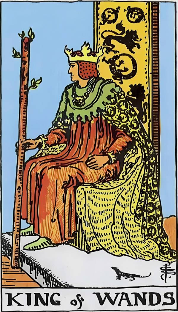 King of Wands Tarot Card